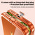 iPhone 17 Pro Plating Paint TPU MagSafe Phone Case with Dust Plug & Lens Film - Transparent