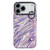 iPhone 17 Pro Plating Ripples Texture Wristband Holder TPU Phone Case with Lens Film - Purple