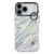 iPhone 17 Pro Plating Ripples Texture Wristband Holder TPU Phone Case with Lens Film - Silver