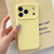 iPhone 17 Pro Precision Hole Camera Frame Solid Color Phone Case - Yellow