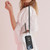 iPhone 17 Pro R20 Crossbody Rope Ring Card Holder Phone Case - Black