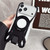 iPhone 17 Pro Racing Car Metal Frameless 360 Rotation Holder Magnetic Phone Case - Black