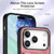 iPhone 17 Pro Retro Card Wallet Fold Leather Phone Case with Strap - Pink
