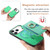 iPhone 17 Pro Retro Cross Leather Ring Side Insert Card Bag MagSafe Phone Case - Green