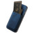 iPhone 17 Pro Retro Leather Card Bag Magnetic Phone Case - Blue