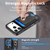 iPhone 17 Pro Retro Splitable Magnetic Card Bag Leather Phone Case - Black