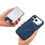 iPhone 17 Pro Retro Splitable Magnetic Card Bag Leather Phone Case - Blue
