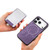 iPhone 17 Pro Retro Splitable Magnetic Card Bag Leather Phone Case - Purple