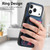 iPhone 17 Pro Retro Splitable Magnetic Stand Card Bag Leather Phone Case - Blue