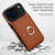 iPhone 17 Pro RFID Anti-theft Card Ring Holder Phone Case - Brown