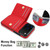 iPhone 17 Pro RFID Anti-theft Card Ring Holder Phone Case - Red