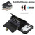 iPhone 17 Pro RFID Card Slot Phone Case with Long Lanyard - Black