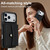 iPhone 17 Pro RFID Card Slot Phone Case with Long Lanyard - Black