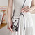 iPhone 17 Pro Rhinestone Clear Acrylic Electroplated Magnetic Phone Case with Neck Lanyard - Purple