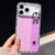 iPhone 17 Pro Rhinestone Glitter Wristband Holder Phone Case - Glitter Light Purple