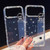 iPhone 17 Pro Rhinestone Glitter Wristband Holder Phone Case - Glitter Transparent
