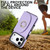iPhone 17 Pro Ring Holder Card Bag Skin Feel Phone Case - Purple