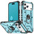 iPhone 17 Pro Ring Holder Phone Case - Light Blue