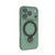 iPhone 17 Pro Ring Shield MagSafe TPU Phone Case with 360 Degree Rotating Holder - Green