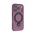 iPhone 17 Pro Ring Shield MagSafe TPU Phone Case with 360 Degree Rotating Holder - Wine Red