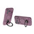iPhone 17 Pro Ring Shield MagSafe TPU Phone Case with 360 Degree Rotating Holder - Wine Red