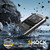 iPhone 17 Pro R-JUST Metal + Silicone + Tempered Glass Life Waterproof Phone Case with Holder - Silver