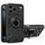iPhone 17 Pro Rotating Holder TPU Hybrid PC Phone Case - Black