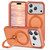 iPhone 17 Pro Rotating Pivot Bracket Magnetic Phone Case - Orange