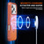 iPhone 17 Pro Rotating Pivot Bracket Magnetic Phone Case - Orange