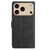 iPhone 17 Pro Secret Garden Butterfly Pattern Leather Phone Case - Black
