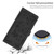 iPhone 17 Pro Secret Garden Butterfly Pattern Leather Phone Case - Black