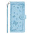 iPhone 17 Pro Secret Garden Butterfly Pattern Leather Phone Case - Blue