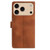 iPhone 17 Pro Secret Garden Butterfly Pattern Leather Phone Case - Brown