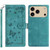 iPhone 17 Pro Secret Garden Butterfly Pattern Leather Phone Case - Green