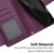 iPhone 17 Pro Seven Card Slots Zipper Wallet Leather Phone Case with Lanyard - Dark Purple