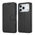 iPhone 17 Pro Shockproof PU + TPU Leather Phone Case - Black