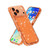 iPhone 17 Pro Shockproof Terminator Glitter Powder Phone Case - Orange