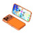 iPhone 17 Pro Shockproof Terminator Glitter Powder Phone Case - Transparent Orange