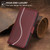 iPhone 17 Pro Side Buckle S Curve Leather Phone Case - Red