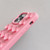 iPhone 17 Pro Simple Suction Cup Silicone Phone Case with Lanyard - Rose Red