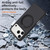 iPhone 17 Pro Skin Feel Frosted 360 Degree Rotation Holder Magnetic Phone Case - White