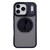 iPhone 17 Pro Skin Feel Frosted 360 Degree Rotation Magnetic Holder MagSafe Phone Case - Black