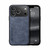iPhone 17 Pro Skin Feel Magnetic Leather Back Phone Case - Blue