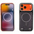 iPhone 17 Pro Skin Feel PC + Technology Cloth Magnetic Phone Case - Black Purple
