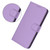 iPhone 17 Pro Skin Feel Solid Color Leather Phone Case with Lanyard - Lavender Purple