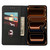 iPhone 17 Pro Skin Feel Splicing Leather Phone Case - Black