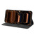 iPhone 17 Pro Skin Feel Splicing Leather Phone Case - Black