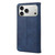 iPhone 17 Pro Skin Feel Splicing Leather Phone Case - Blue
