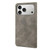 iPhone 17 Pro Skin Feel Splicing Leather Phone Case - Grey