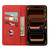 iPhone 17 Pro Skin Feel Splicing Leather Phone Case - Red